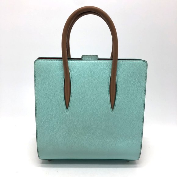 CHRISTIAN LOUBOUTIN Blue Leather Shoulder Bag - Picture 2 of 14